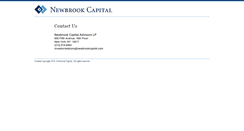 Desktop Screenshot of newbrookcapital.com